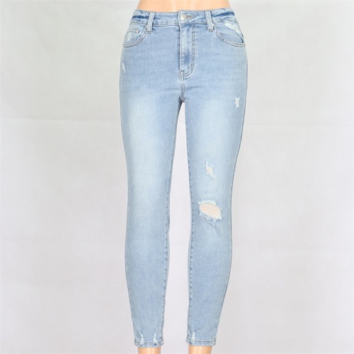 Damen Mode zerrissen Jeans Custom