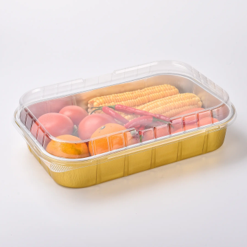 OEM Logo Aluminium Foil Food Packaging: Disposable Small Foil Trays & Containers
