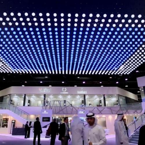 Sfera LED digitale colorata 3D Pixel