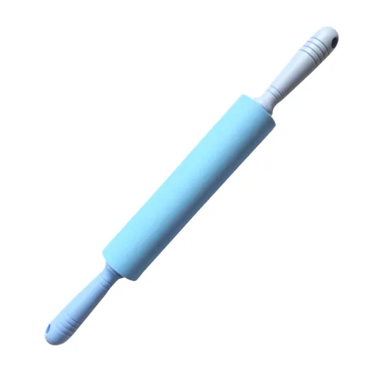 Silicone Rolling Pin Non-Stick Surface PP Handle