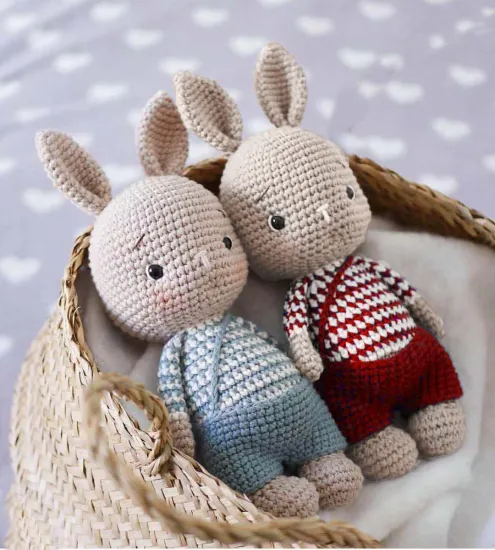 Crochet Baby Teething Toy Handmade in Vietnam