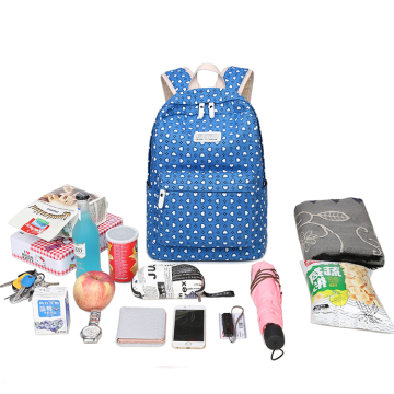 Adjustable Straps Lightweight Women Casual Canvas Backpack For Sale