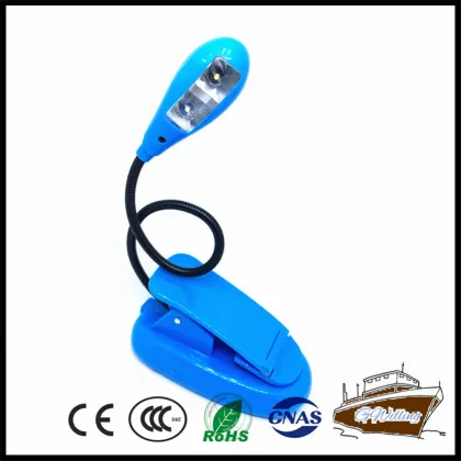 Mini 2 Led Reading Clip Light Led Book Clip Light