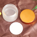 contenedor cosmético de vidrio esmerilado jarra de crema redonda 30 ml