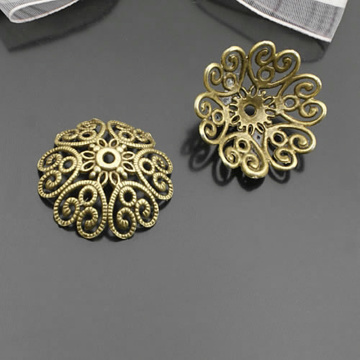 (27077)10PCS 27x10MM Antique Bronze Zinc Alloy Big Beads Caps Tassel Caps Jewelry Findings Accessories