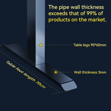 XD1 PRO Game Desk: Height Adjustable 1.6m Large Size Ergonomic Esports Gaming Table