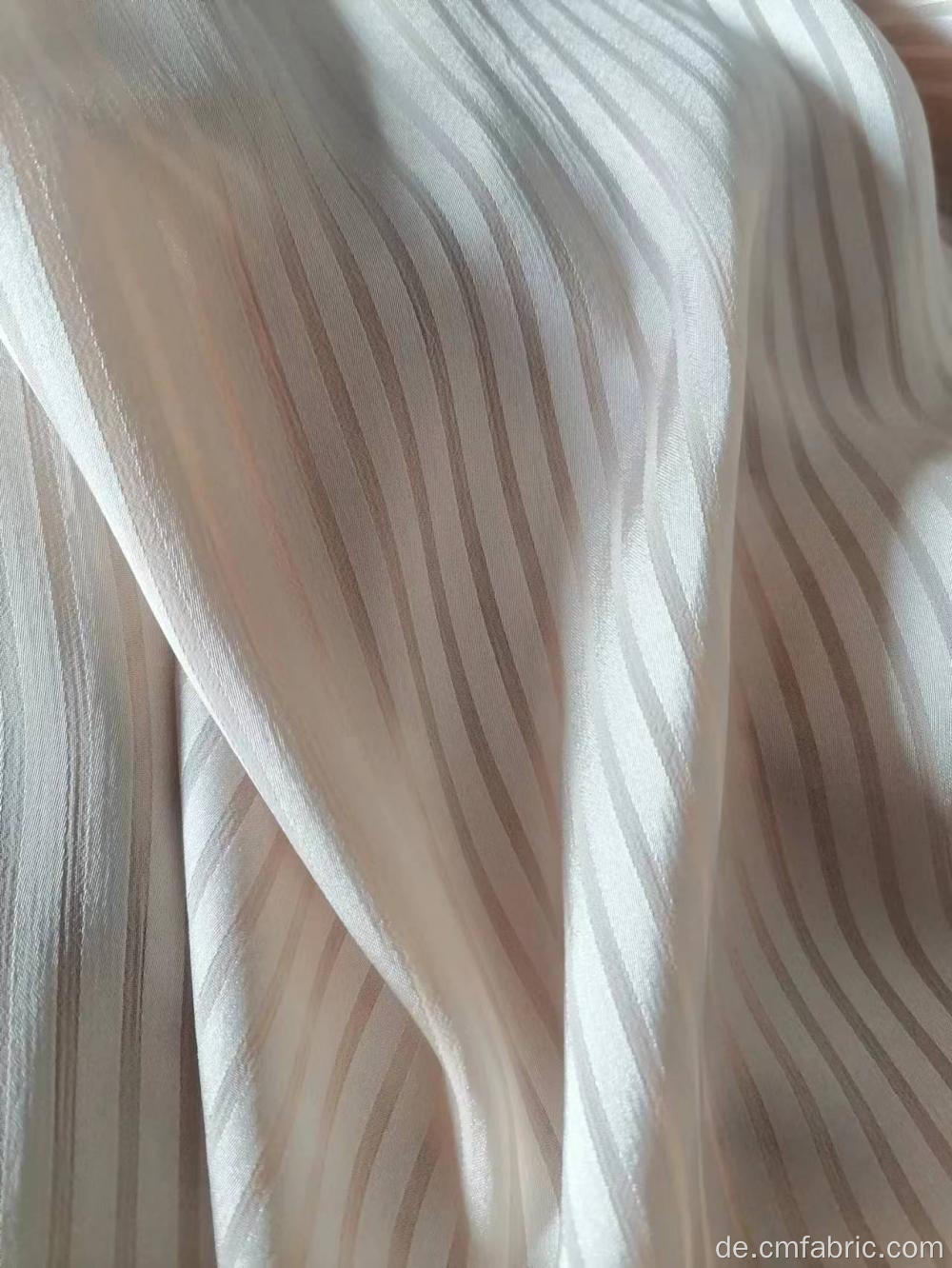 Wholesell 100%Polyester Yoryu Schönheit Satin Streifen Stoff