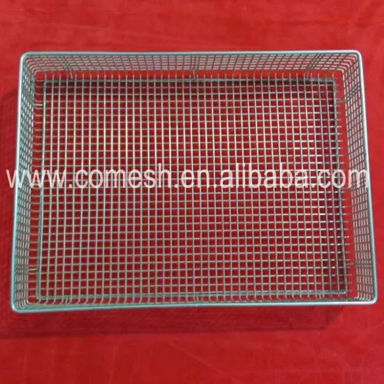 Stainless Steel Wire Mesh Storage Basket