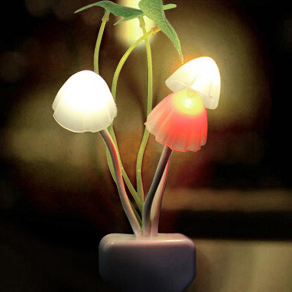 LED Mushroom Light Romantic Nightlight colorido