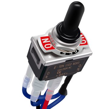 12V DC 30a 2 pin interrupção com bota à prova de intempéries para o carro marinho de carro automático