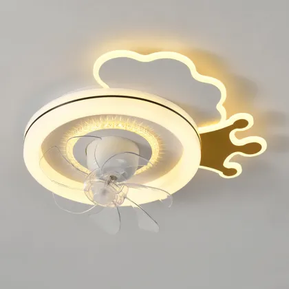 Cute Ceiling Fan Light for Children's Bedroom