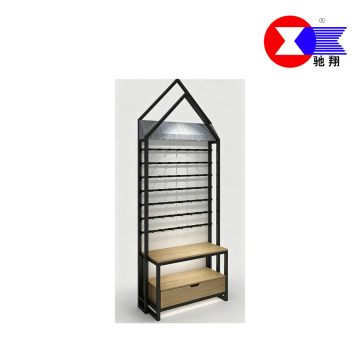 House Shape Hook Retail Display Rack