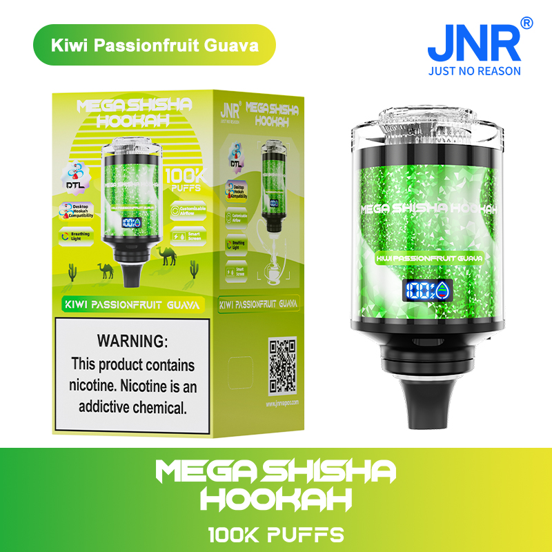 JNR Mega Shisha Hookah Approx 100k Smart Screen