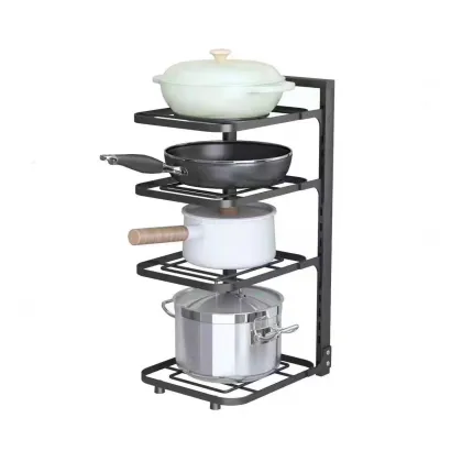 Metal Kitchen Wall Shelf Storage Rack