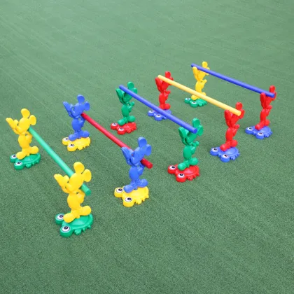Colorful Plastic Mini Hurdles for Children's Athletics Training and Kindergarten Activities