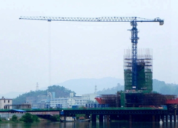 Model 6018 High Quality 10ton Topless Tower Crane