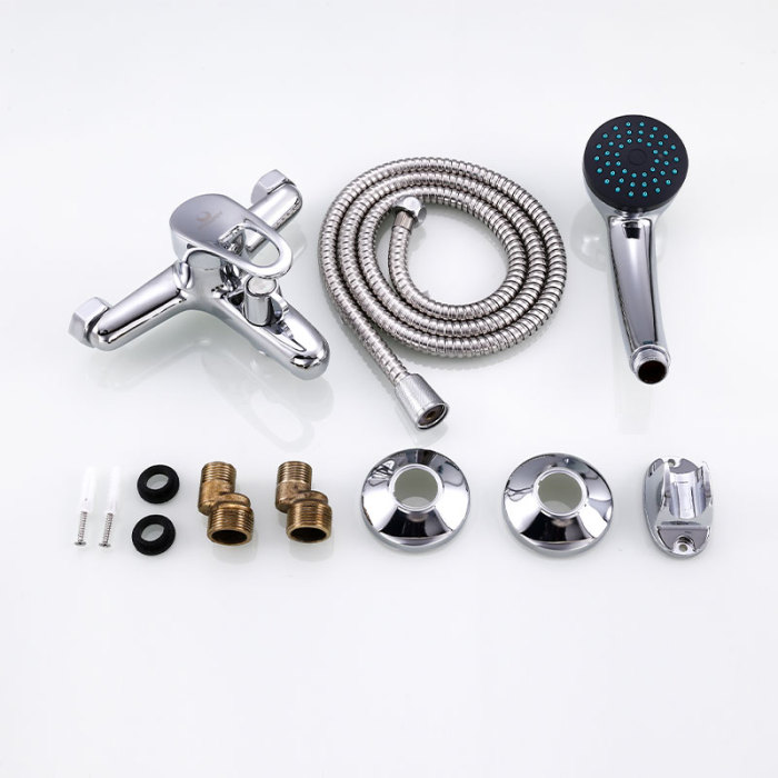 Electroplated Single Lever Zinc Bath Faucet Set