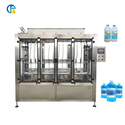 Corrosive Liquid Filling Machine for Harpic Toilet Cleaner Bottles