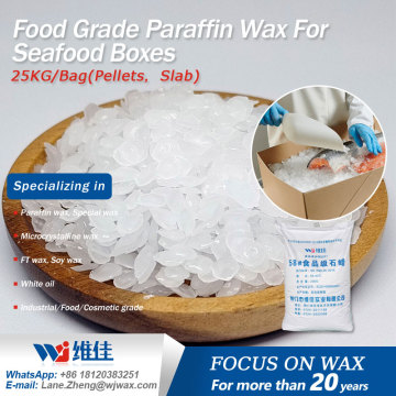 Food Grade Paraffin Wax For Seafood Boxes