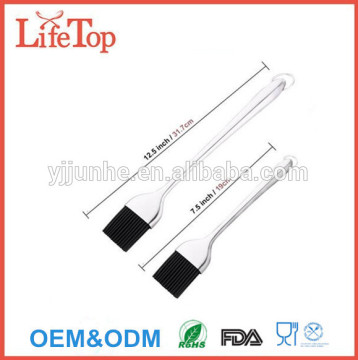 Baking and Cooking Stainless Steel Pastry Brush with Silicone Head