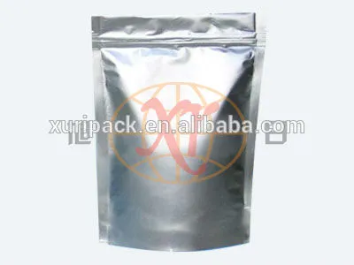 silver packaging bag