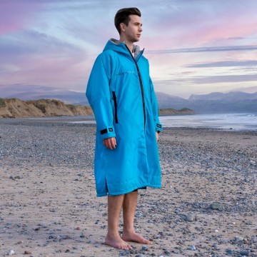 Waterproof changing robe surfing dry hooded poncho