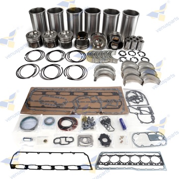 Complete Overhaul Rebuild Kit for Caterpillar CAT C7 Engine - Piston Body 238-2720, Rings, Liners, Bearings, and Gaskets
