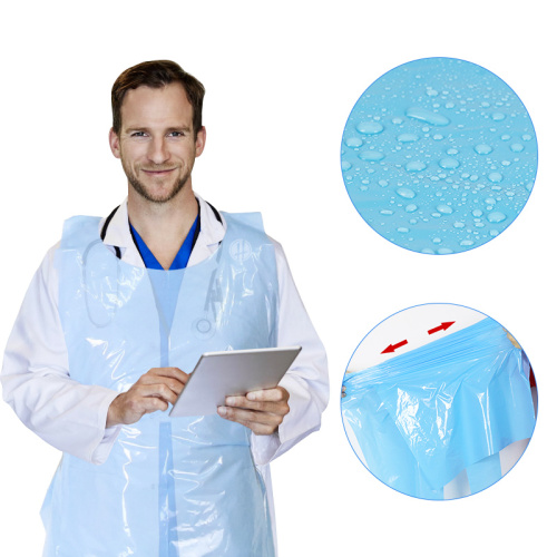 Factory Waterproof Plastic PE Disposable Medical Apron