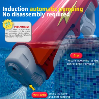 High-Capacity Automatic Water Blaster Gun for Outdoor Games and Parties