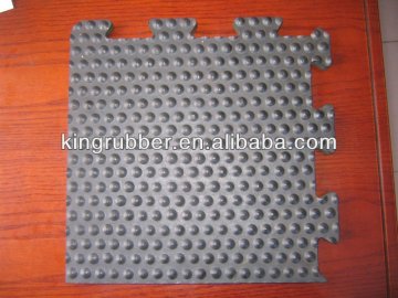 Rubber horse flooring