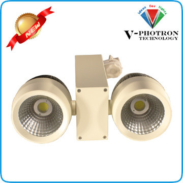 Binario in alluminio led 40w luce con due PC COB LED