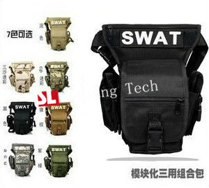 Multi-Function SWAT Wasit Leg Pouch Bag Utility Tactical Waist Pack Nylon Carrier Bag in 6 Colors 11