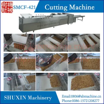 Low noise millet candy cutting machine producing line