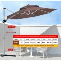 Outdoor conventional Solar Roman umbrella