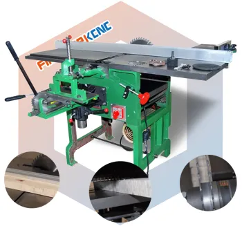 Chipper Electric Sawmill Wood Straight Bevel Gear Press Boring Bench Jointer Planer Cutting Machine in Pakistan