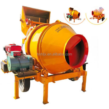 JZC350 Auto Diesel Concrete Mixer - Mini Portable Cement Mixer Drum Machines Price
