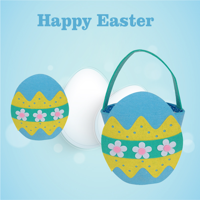 Easter egg candy gift basket