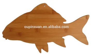 new original design Bamboo fish animal shaped cutting board hot sale Cutting and Serving Board