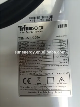 trina solar panel TSM-250PC05A