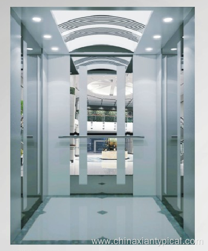 Passenger Elevator with Hairline Etching Stainless Steel