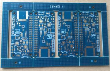 4 layer 1.6mm blue solder ENIG PCB