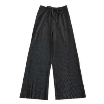 Pantaloni per gamba nere femminile all&#39;ingrosso