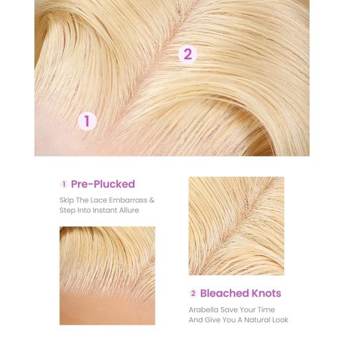 Lace Front Wig Human Hair 13x4 Blonde Lace Front Wigs Human Hair(30inch, 13X4 body wave wig)