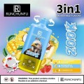 3in1 RUNCHUNFU 200K Vape sekali pakai