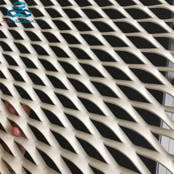 East Install Expanded Aluminum Decorative Metal Mesh Facade Cladding Solutions