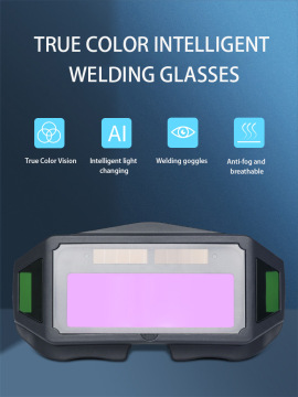 Special automatic dimming HD true color for electric arc light of side window welding glasses