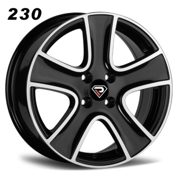 REP 230 5-Spoke 15/16 Inch Alloy Wheels and Rims - 4-100 Bolt Pattern
