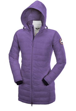 Ladies Long Down Jacket with Hood