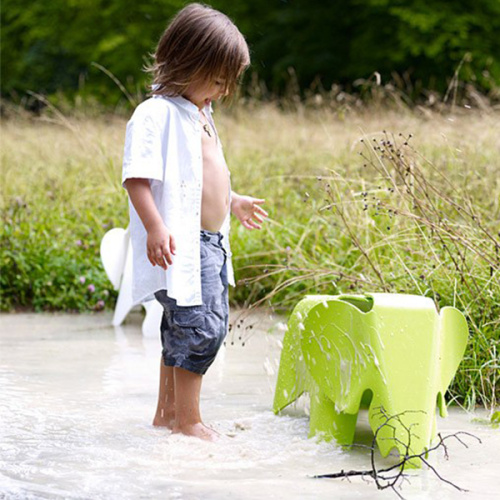 Muebles para niños Silla para niños Taburete de plástico de elefante de colores