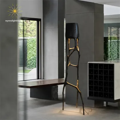 Nordic Modern Elegant Fork Design Standing Floor Lamp
